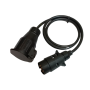 ADAPTER 7/13 PRZEDŁUŻACZ PRZEJŚCIÓWKA Z PRZEWODEM 80 CM